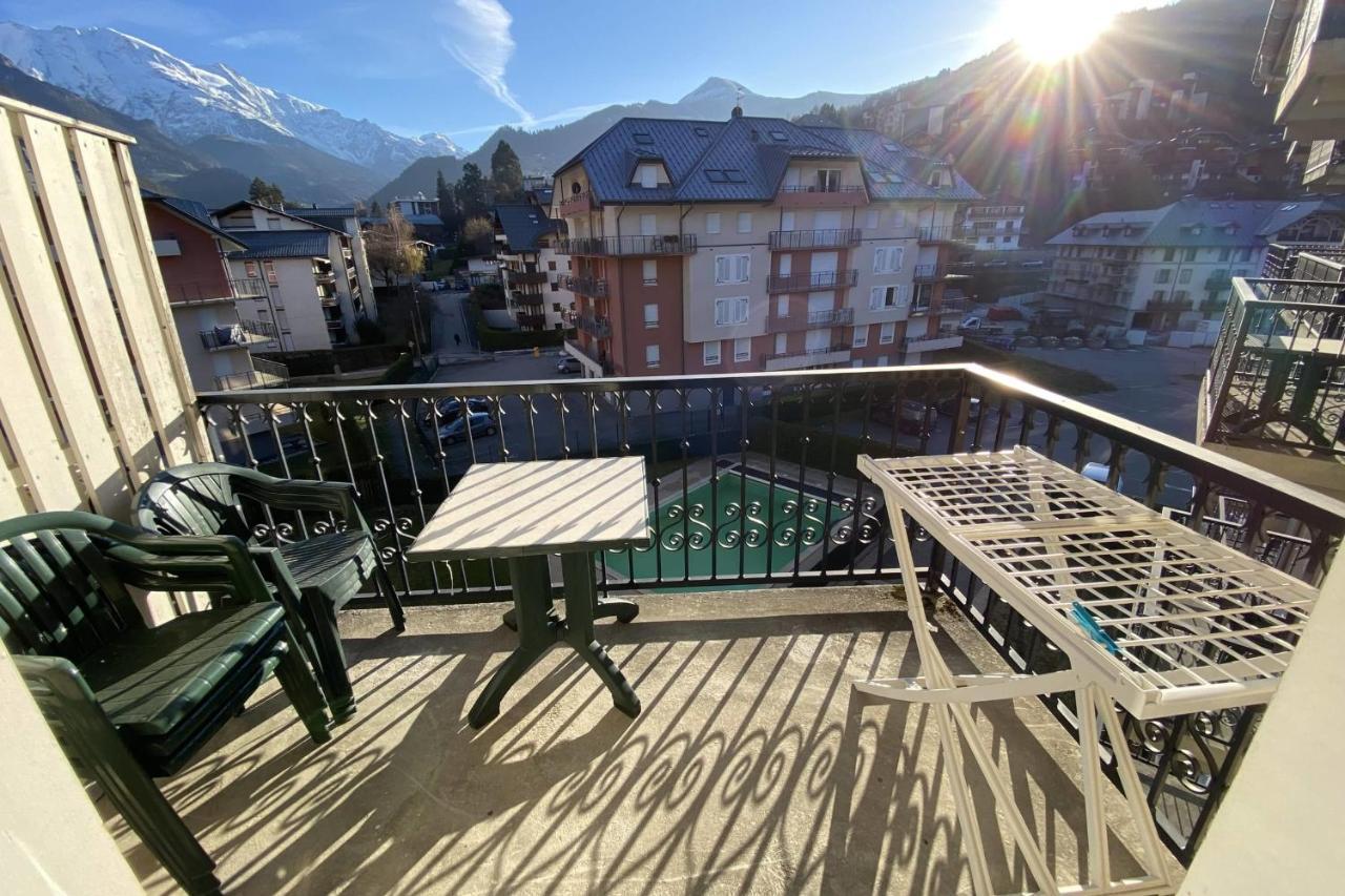 Flat In Residence With Swimming Pool Saint-Gervais-les-Bains Kültér fotó